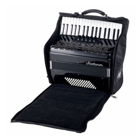 Acordeon Startone Piano Accordion 72 Black