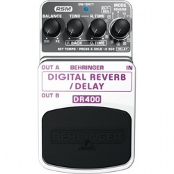 Efect pentru pedala Behringer DIGITAL REVERB/DELAY DR400