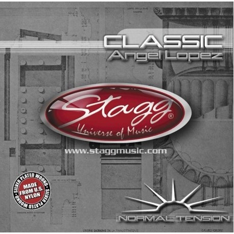 Set corzi nylon chitara clasica tensiune normala Stagg CL-NT-AL