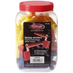 Set manere plastic pentru corzi Stagg GSW-40