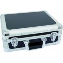 Flightcase de aluminiu pentru CD-uri, neagra, Roadinger 3012205B