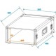Rack pentru amplificatoare PR-2, 4U, adancime 47cm, Roadinger 30109784