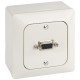 Connection outlet Monacor MEVAC-2CON