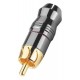 High-end RCA Plugs Monacor T-723G