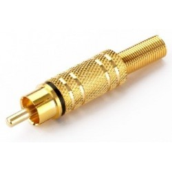 RCA Plug-In Connector Monacor T-707G/SW