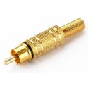 RCA Plug-In Connector Monacor T-707G/SW