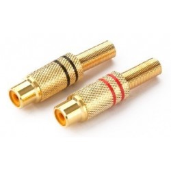 RCA Plug-In Connector Monacor T-707JGLC