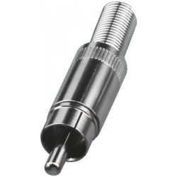 Conector RCA cablu Monacor T-700