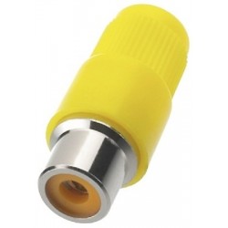 Conector RCA cablu Monacor T-702G/GE