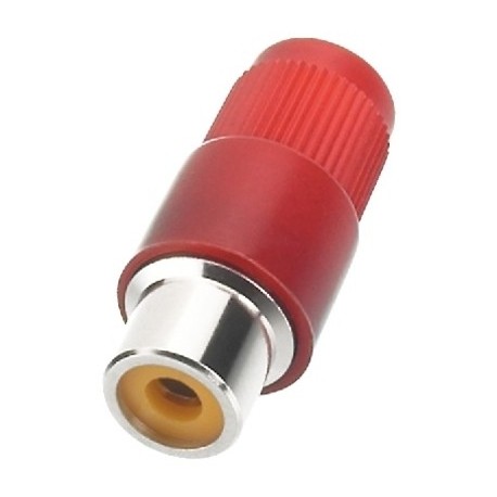 Conector RCA cablu Monacor T-702G/RT