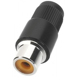 Conector RCA mama Monacor T-702G/SW