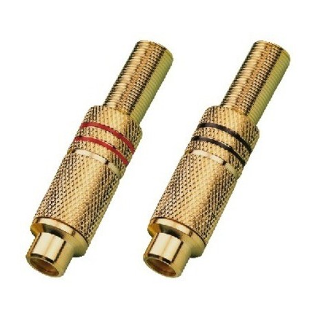 RCA inline jack Monacor T-708JGLC