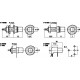 Conector RCA de sasiu Monacor T-706G