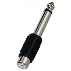 Adaptor Jack 6.3 tata mono - RCA mama Monacor NTA-175