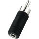 Adaptor Jack 3.5 mama mono - RCA tata Monacor NTA-193