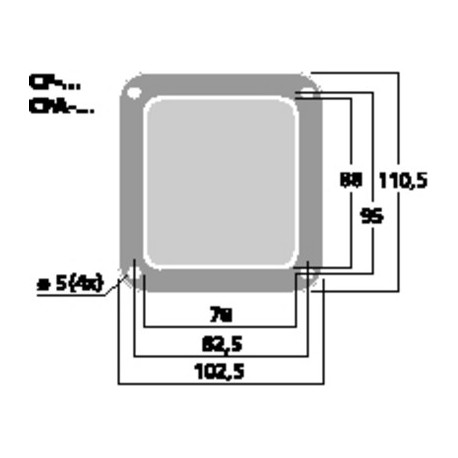 Terminal boxa Monacor CP-5/SW