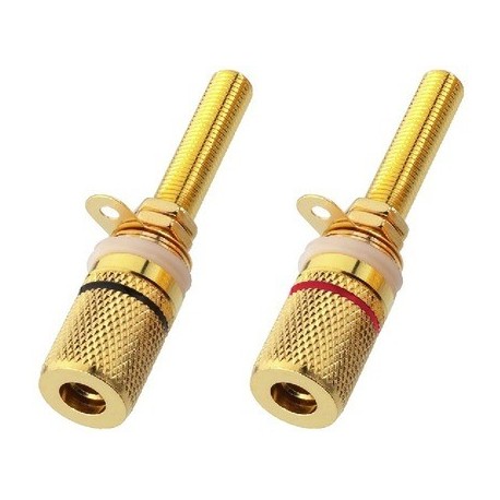 Pair of speaker pole terminals Monacor BP-500G