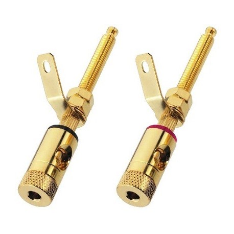 Pair of speaker pole terminals Monacor BP-270G