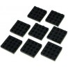 Set 8 picioruse de cauciuc pentru boxe Monacor LAV-8