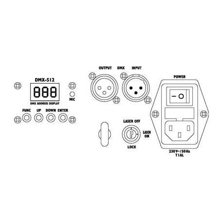 Unitate efect laser Stage Line LSX-142SRGY