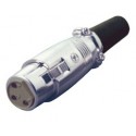 Conector XLR mama Sal S 24