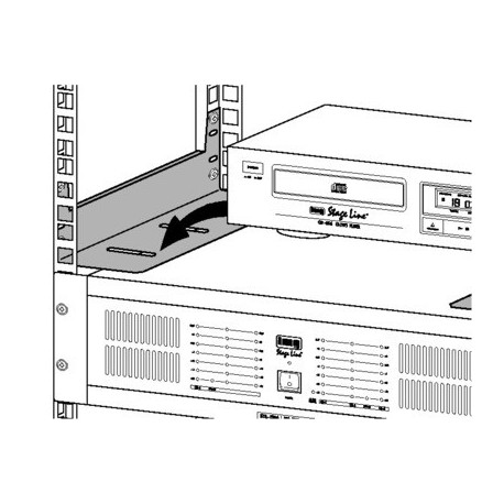 Mounting rails Stage Line RTW-400