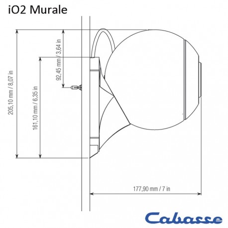 Boxa de perete Cabasse iO2 in Wall