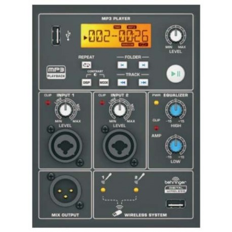 Boxa activa cu mp3 player Behringer B115 MP3