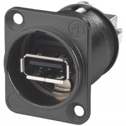 USB feed-through panel jacks Neutrik NAUSBWB