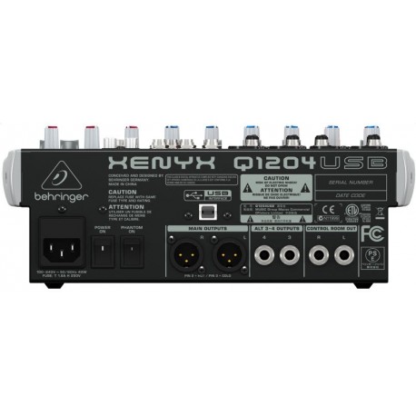 Mixer audio Behringer Q1204USB