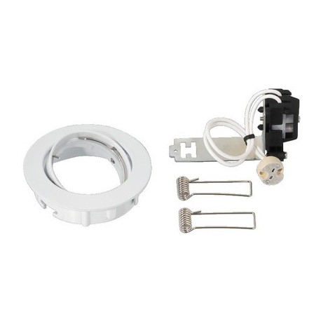 Flush-mount lights Monacor HLE-226/WS