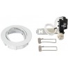 Flush-mount lights Monacor HLE-226/WS