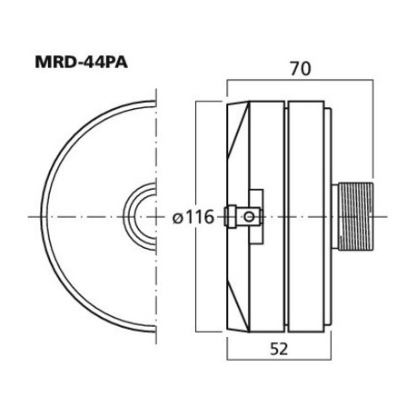 PA horn driver Stage Line MRD-44PA