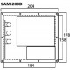 Modul amplificare subwoofer Monacor SAM-200D