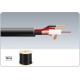 Rola cablu video combinat 100 m Monacor VSC-103/SW