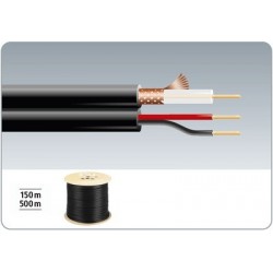 Rola cablu video combinat 500 m Monacor VSC-502/SW