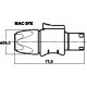 Conector Powercon Neutrik NAC3FX-W