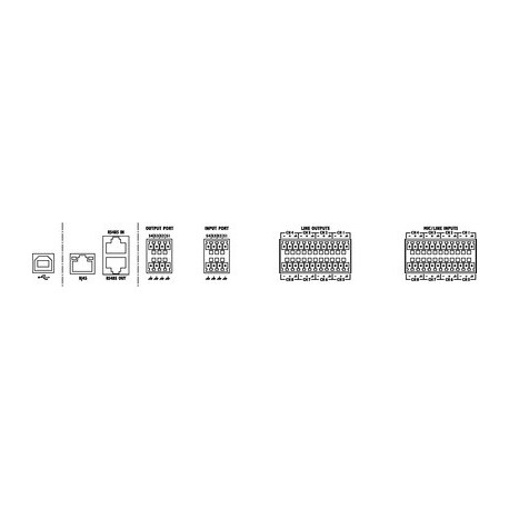 Matrice-router digitala 8x8 Stage Line DRM-880LAN