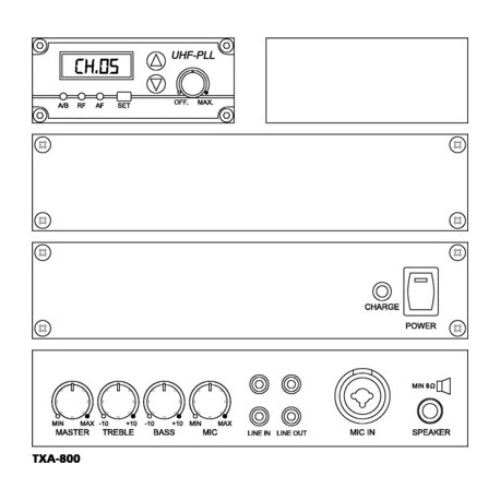 Boxa activa Monacor TXA-800