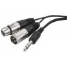 Audio insert/stereo cables Monacor MCI-363X