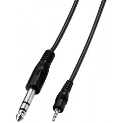 Cablu stereo cu jack 2.5 mm si 6.3 mm Monacor ACS-2625