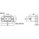 2-pole plug-in connectors Monacor CN-11J