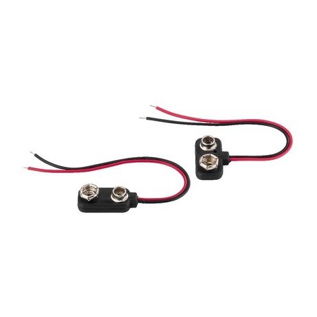 Fire conectare baterie 9V Monacor BS-6T