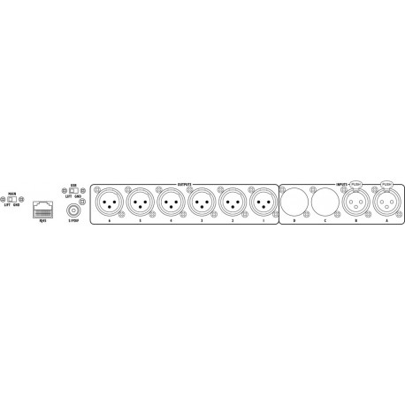 Digital speaker management system Stage Line DSM-260LAN