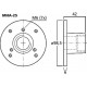 Adaptor pentru hornuri si drivere cu filet interior Monacor MHA-25