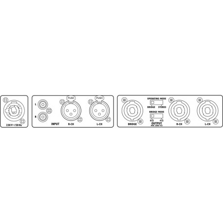 Amplificator digital 2 canale Stage Line STA-1000D