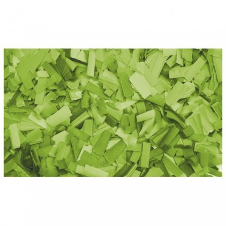 Confetti dreptunghiular Showtec 55 x 17mm, verde clar, 1Kg