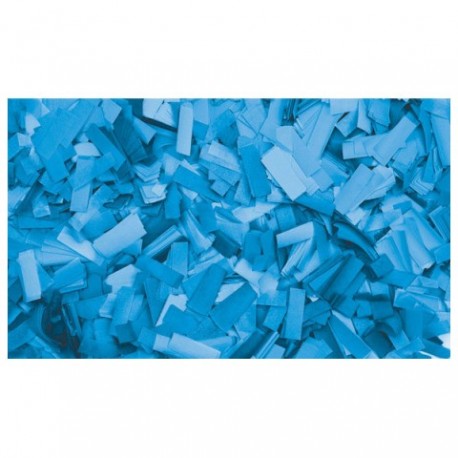 Confetti dreptunghiular Showtec 55 x 17mm, albastru clar, 1Kg