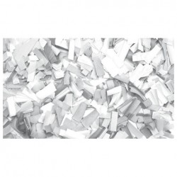 Confetti dreptunghiular Showtec 55 x 17mm, alb, 1Kg