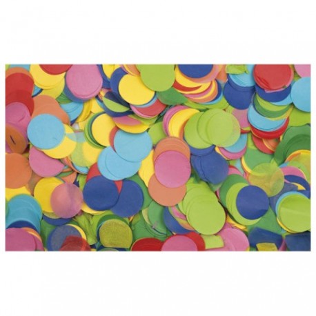 Confetti rotund Showtec 55mm, multicolor, 1 Kg